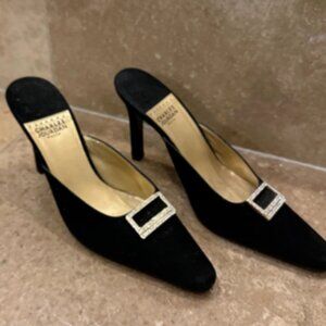 Charles Jordan Sued dressy slipper